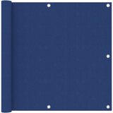 vidaXL Balkonsko platno modro 90x500 cm oksford blago Cene