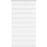 vidaXL zebra senčilo bela 70x100 cm tkanina širina 65,9cm poliester Cene