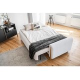 ELTAP Siva sklopiva/s prostorom za odlaganje sofa od bouclé tkanine 244 cm Arcadova – | shoptok.hr