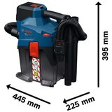 Bosch PROFESSIONAL industrijski akumulatorski sesalnik GAS18V-6LS, 06019K2100 | Shoptok.si