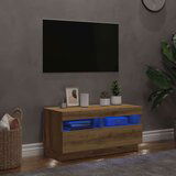 vidaXL TV ormarić LED boja hrasta artisan 80x35x40cm konstruirano drvo | shoptok.hr