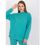 Fashion Hunters Basic dusty green oversized sweatshirt | Shoptok.si