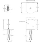  Zemaljska sidra 10 pcs Srebrna Ø10 x 60 cm Galvanizirani metal - 10 | shoptok.hr