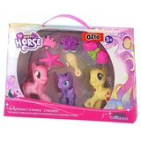 Ozzo Fun horse, set figura, tri ponija, set sa šnalicama | ePonuda.com