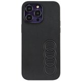Audi OVITEK IZ SINTETIČNEGA USNJA ZA IPHONE 14 PRO MAX ČRN, (21911232) | Shoptok.si