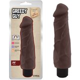  Greedy Guy Mekani Realistični vibrator, Braon, 24 cm | Eponuda.com