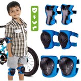  Štitnici za koljena, laktove i zapešća HEART BIKE – SUN BABY, za role i romobil, veličina L, plavi | shoptok.hr