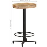  Barski stolci 2 kom 66 cm od masivnog drva manga | shoptok.hr