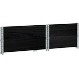  Vrtna sadilica crna 80x60 cm od masivne borovine | Eponuda.com