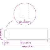vidaXL Ograde za travnjake 30 kom 25x100 cm Fleksibilni pocinčani čelik u