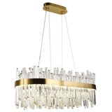  LED prigušiva kristalni luster na sajli LED/90W/230V + daljinski upravljač | Eponuda.com