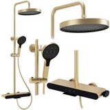 REA Bath Komplet za prhanje Farel Brush Gold Cene