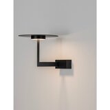 Nova Luce Mat črna aluminijasta LED stenska svetilka Tovi – | Shoptok.si