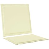  Jastučići za sjedenje i leđa 2 pcs Krem 47 x 45 x 2 cm | shoptok.hr