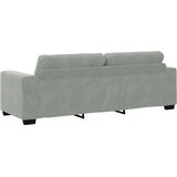  Trosjed Sofa Svijetlosiva 220x78x80 cm Baršun | Shoptok.si