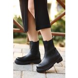 armonika Women's Black Flr1850 Boots With Elastic Sides and Thick Soles Cene