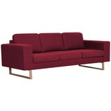 vidaXL trosjed od tkanine crvena boja vina | shoptok.hr