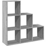 vidaXL Pregrada / regal za knjige 3 razina sonoma 99x29x99 cm drveni | shoptok.hr