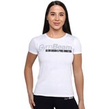 GymBeam Ženska majica Pure Ambition White