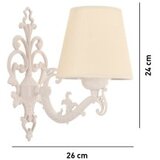 Opviq Claire zidna lampa, 15x10x13cm, IP20, krem-bijela | Eponuda.ba