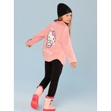 Sinsay Košulja-jakna s mekanom završnom obradom i dodatkom vune i viskoze Hello Kitty | shoptok.hr