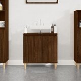 vidaXL Omarica za umivalnik rjavi hrast 58x33x60 cm inženirski les Cene