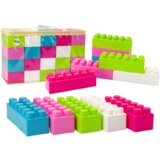 Lean_Toys Velike podolgovate kocke v vrečki Barvne nalepke 20 kos | Shoptok.si