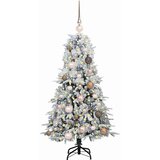 vidaXL Umjetno božićno drvce s nogom s stalakom Zelena 120 cm PE i PVC | shoptok.hr