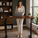  Električni radni stol 120x60 cm, podesiv po visini 72-118 cm, boja hrasta ModernHome | shoptok.hr