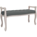  Klupa tamnosiva 110x45x60 cm od tkanine | shoptok.hr