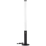 Nova Luce Mat crna željezna LED stojeća svjetiljka s mogućnosti zatamnjivanja sa sjenilom od akrilnog stakla (visina 141 cm) Glaze – | shoptok.hr