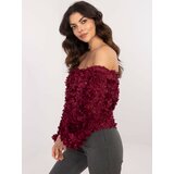 Italy Moda Blouse-MI-BZ-26158.20-burgundy Cijene
