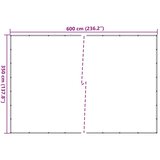  Mreža za spremnik HDPE 3,5 x 6 m crna | Eponuda.ba