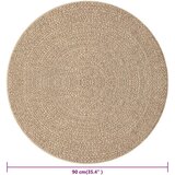  90 cm s izgledom jute unutarnji i vanjski | shoptok.hr