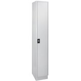 Wolf Garderobna omara, 1 razdelek s širino 300 mm, svetlo siva / svetlo siva | Shoptok.si