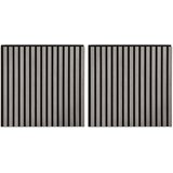  Zidne panele 2 pcs Siva 60,5 x 60 cm | shoptok.hr