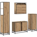  Set namještaja za kupaonicu s ladicama 4 pcs hrast artisan | shoptok.hr