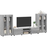  Set TV komoda FLORIN 3 pcs Siva Sonoma Konstruirano drvo | shoptok.hr
