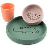 Silikonski set za jelo - Kroko 1529727
