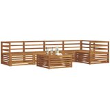  Set vanjskih sofa 6 pcs Prirodna | shoptok.hr