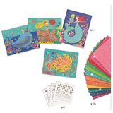 Djeco Mozaična slika s kristalčki Mermaid Cene
