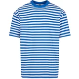 UC Men Men's T-Shirt Regular Stripe - White/Royal Blue