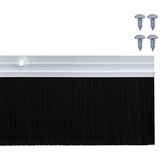  Držač četke za vrata 12 pcs Srebrno 100 cm Aluminijski legura | shoptok.hr