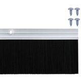  Skrbniki za vrata z vijaki 12 pcs srebrna 100 cm, (5000113342) | Shoptok.si