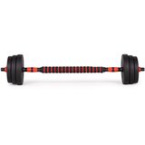  Set podesivih utega 2x20kg crno-crveni | shoptok.hr