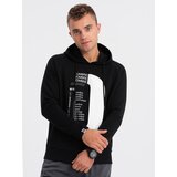 Ombre Men's printed HOODIE sweatshirt - black | shoptok.hr