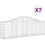  Lučne gabionske košare 7 kom 200x30x60/80 cm pocinčano željezo | shoptok.hr