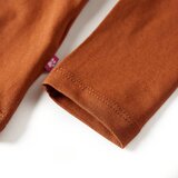  Dječja majica s dugim rukavima boja konjaka 104 | shoptok.hr