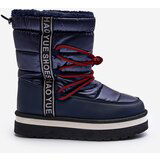 Boto Women's Snow Boots with Laces Navy Lilara | Shoptok.si