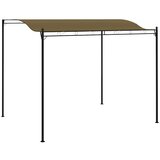 Nadstrešnica 3 x 2,4 m smeđe-siva 180 g/m² | shoptok.hr